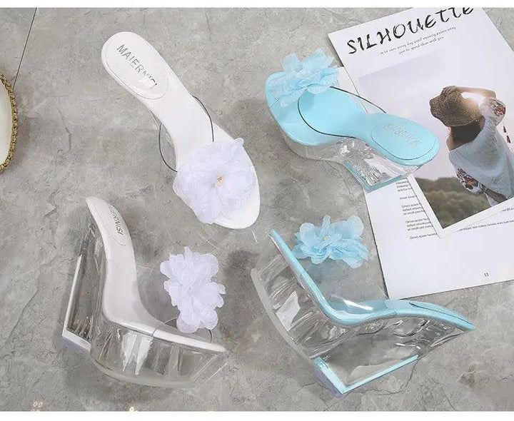 High-heeled platform wedge sandals - Super Amazing Store