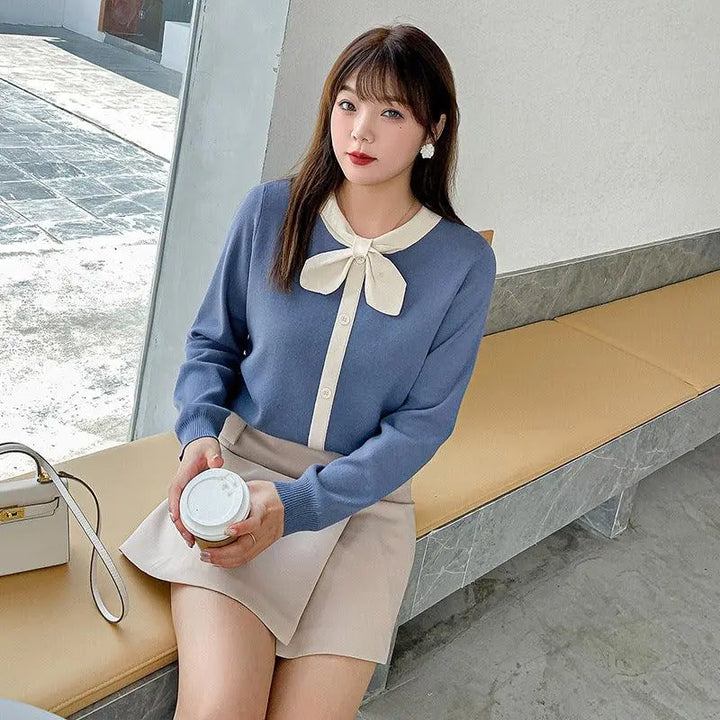 Knit sweater women Korean style loose women's clothing - Super Amazing Store