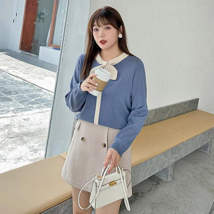 Knit sweater women Korean style loose women's clothing - Super Amazing Store