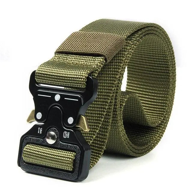 Men's Belt Army Outdoor Hunting Tactical Multi Function Combat Survival - Super Amazing Store