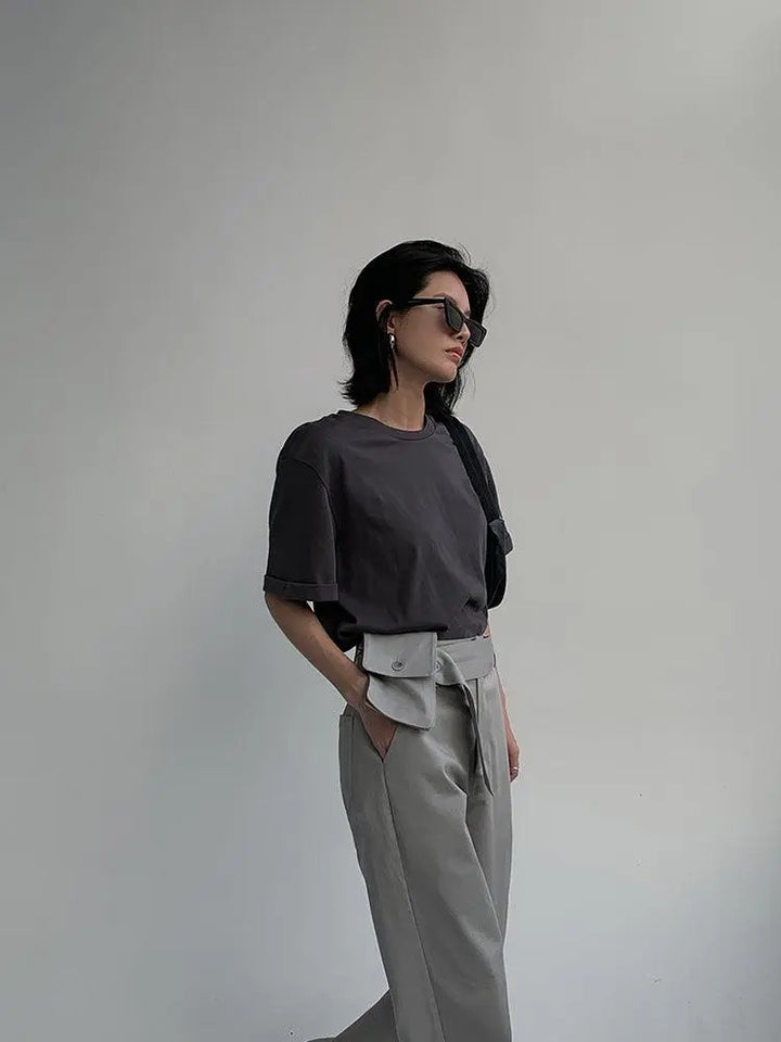 New Design Sense Niche High-Waist Overalls Women Trendy - Super Amazing Store