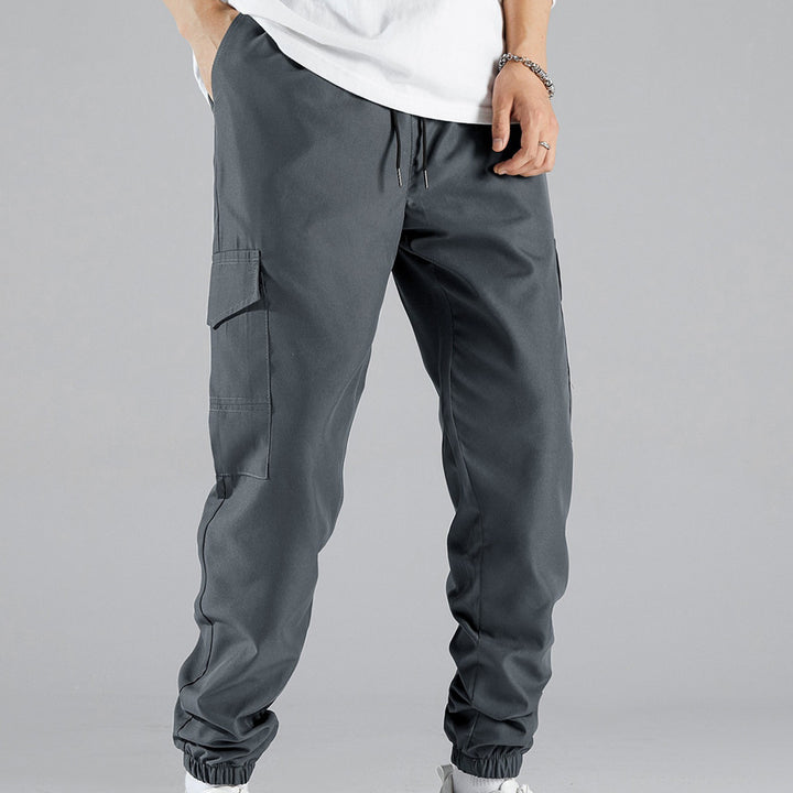 Men's Multi-pocket Workwear Pants High Street Q2