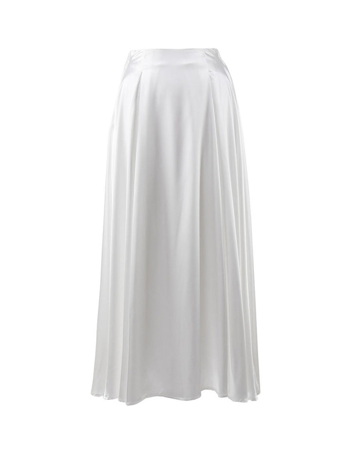 Women's Fashion Graceful Satin Satin Long Skirt - Super Amazing Store