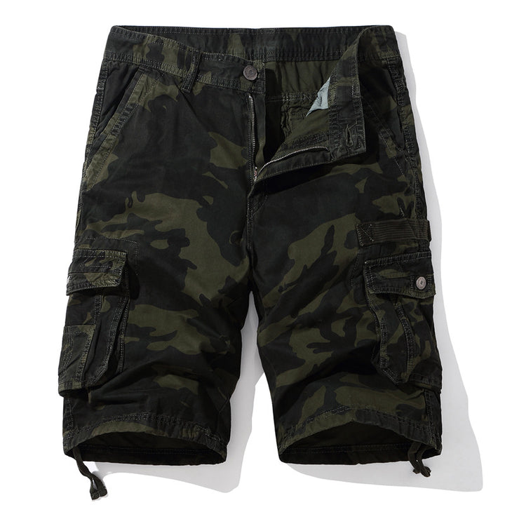 Plus Size Fifth Pants Cargo Shorts Men Q2