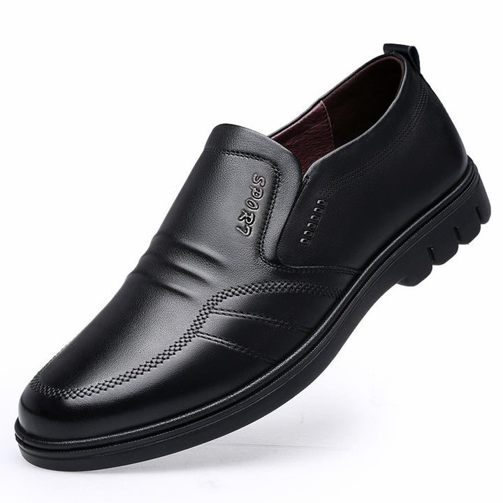 Men's Soft-soled Non-slip Casual Leather Shoes Q2