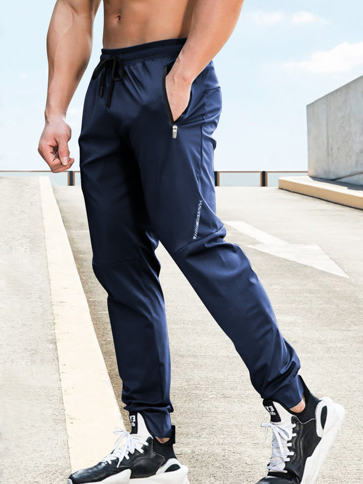 Loose Tappered Men's Sports Youth Casual Pants Q2