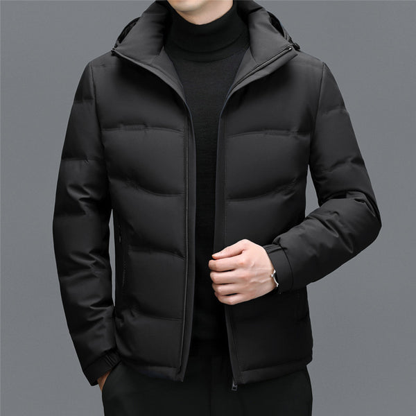 Men's Thick Down Jacket Detachable-Super Amazing Store