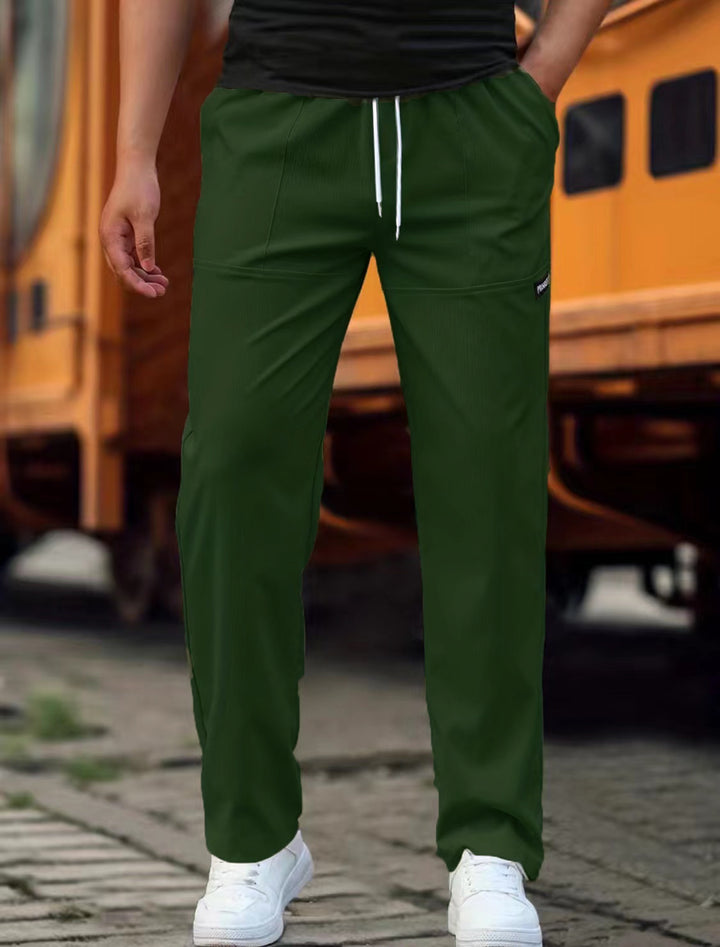 Spring And Autumn Men's Comfort And Casual Trousers Loose All-matching Q2