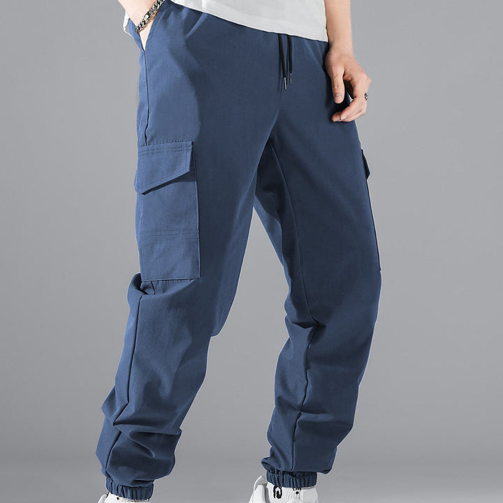 Men's Multi-pocket Workwear Pants High Street Q2