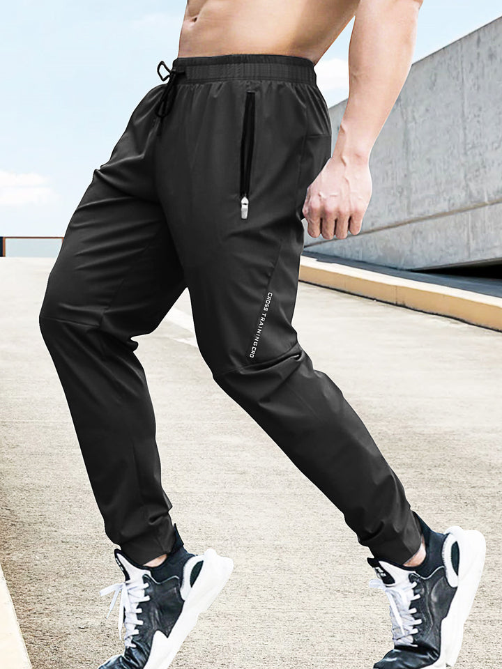 Loose Tappered Men's Sports Youth Casual Pants Q2