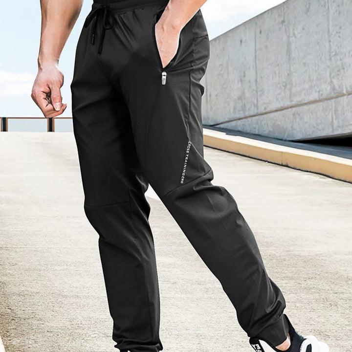 Loose Tappered Men's Sports Youth Casual Pants Q2