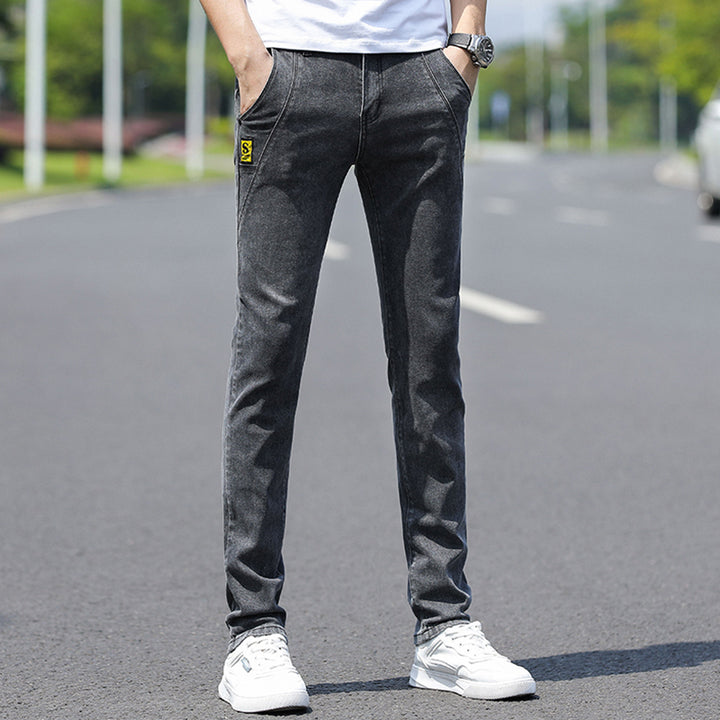 Stretch Slim Fit Skinny Thin Pants For Men Q2