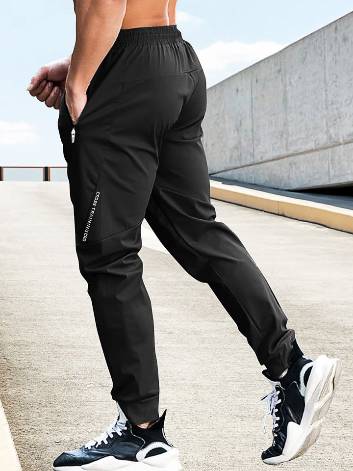 Loose Tappered Men's Sports Youth Casual Pants Q2