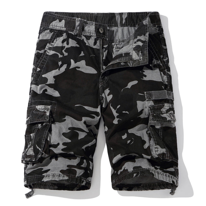 Plus Size Fifth Pants Cargo Shorts Men Q2