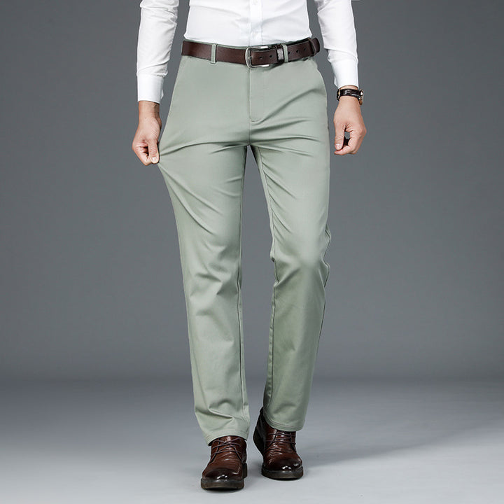 Men's Middle-aged Loose Business Casual Pants Q2