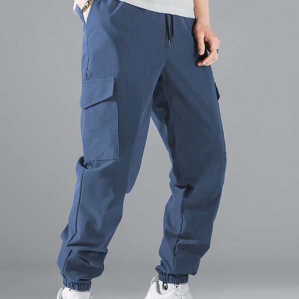 Men's Multi-pocket Workwear Pants High Street Q2