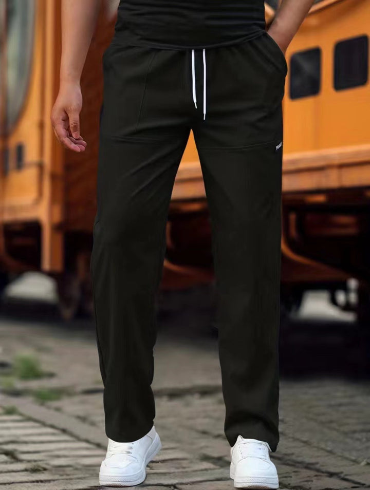 Spring And Autumn Men's Comfort And Casual Trousers Loose All-matching Q2