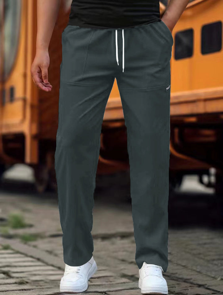 Spring And Autumn Men's Comfort And Casual Trousers Loose All-matching Q2