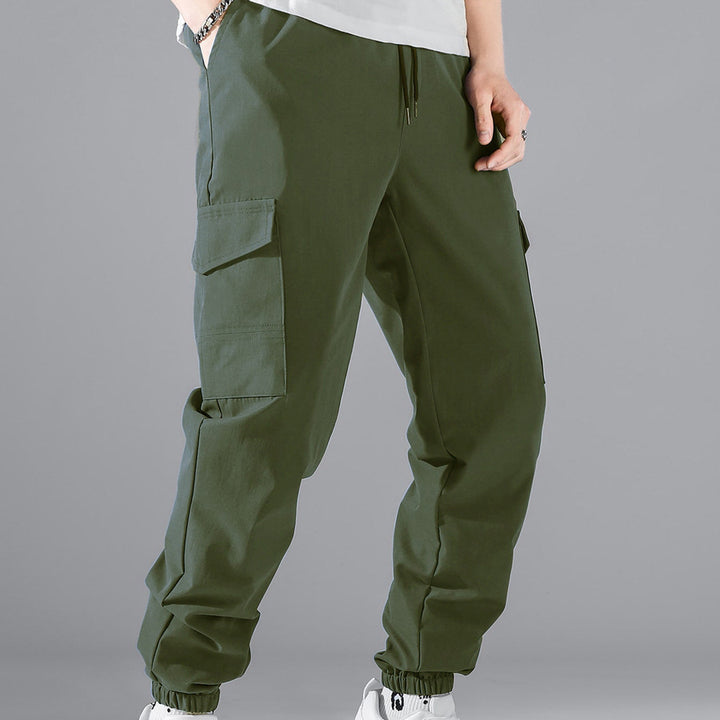 Men's Multi-pocket Workwear Pants High Street Q2