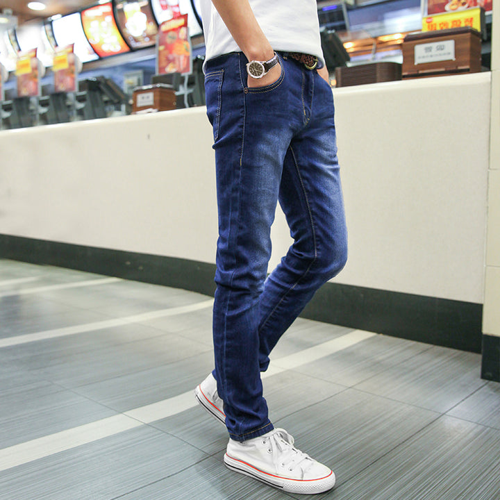 Stretch Slim Fit Skinny Thin Pants For Men Q2