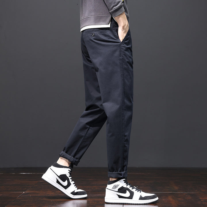 Plus Size Casual Loose Straight Men's Pants Q2