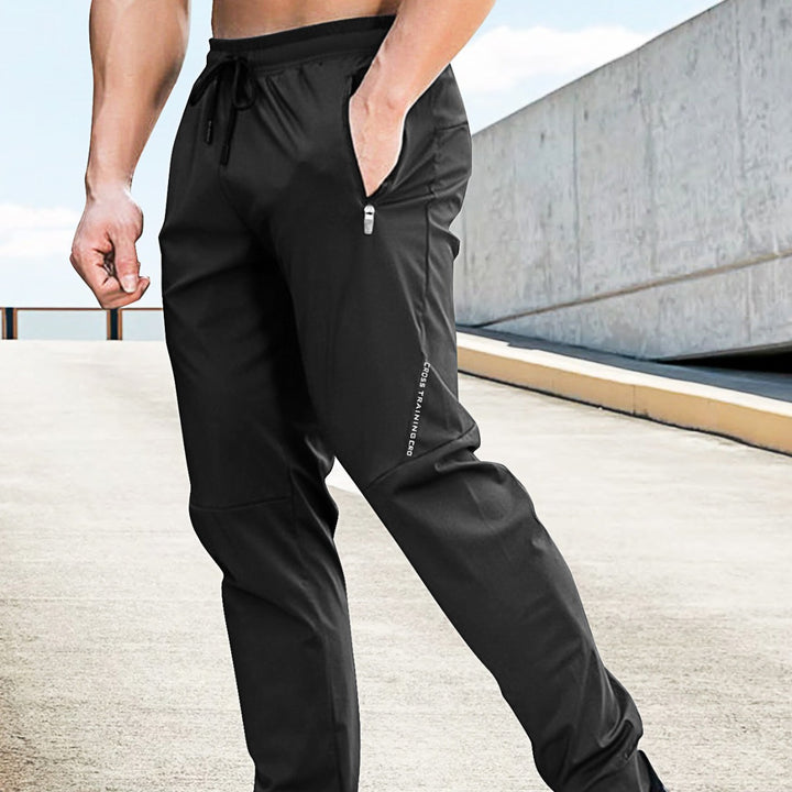 Loose Tappered Men's Sports Youth Casual Pants Q2