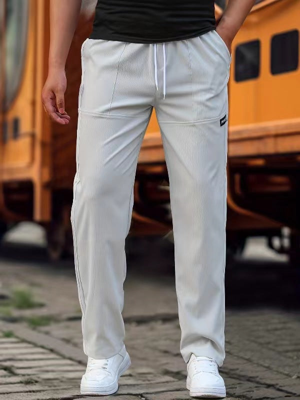 Spring And Autumn Men's Comfort And Casual Trousers Loose All-matching Q2