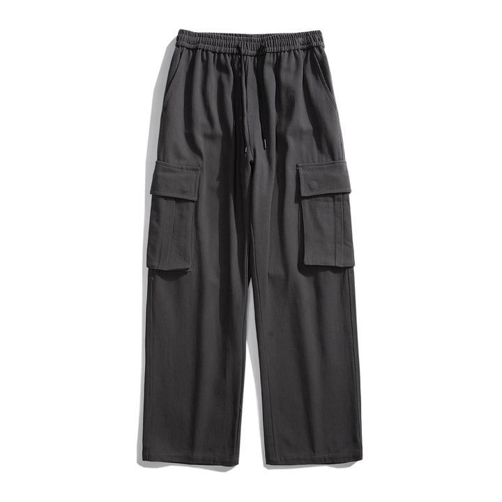 Retro Straight Cargo Pants American Wide Leg Q2