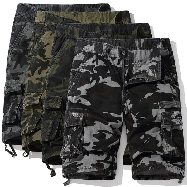 Plus Size Fifth Pants Cargo Shorts Men Q2