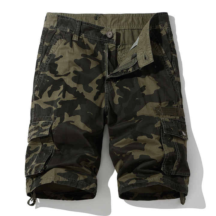 Plus Size Fifth Pants Cargo Shorts Men Q2