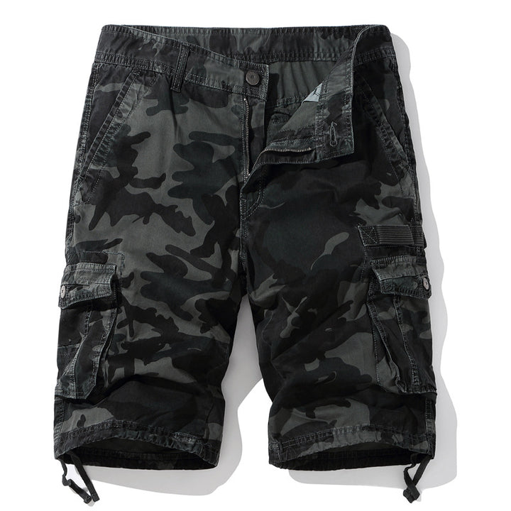 Plus Size Fifth Pants Cargo Shorts Men Q2