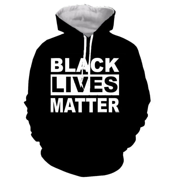 Printed hoodie Black Lives Matter - Super Amazing Store