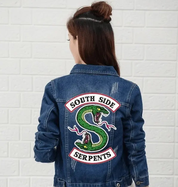 RIVERDALE SOUTHSIDE SERPENTS WOMEN DENIM JACKET - Super Amazing Store