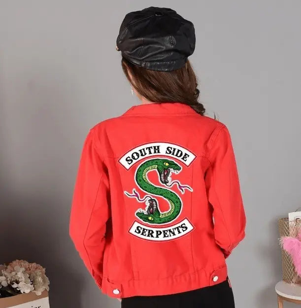 RIVERDALE SOUTHSIDE SERPENTS WOMEN DENIM JACKET - Super Amazing Store