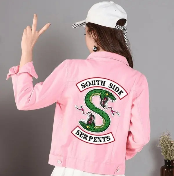 RIVERDALE SOUTHSIDE SERPENTS WOMEN DENIM JACKET - Super Amazing Store