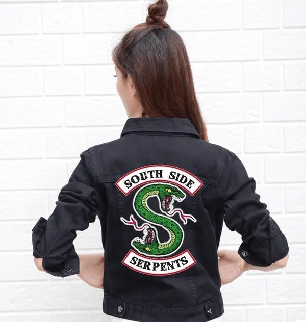 RIVERDALE SOUTHSIDE SERPENTS WOMEN DENIM JACKET - Super Amazing Store