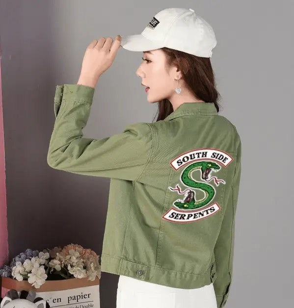 RIVERDALE SOUTHSIDE SERPENTS WOMEN DENIM JACKET - Super Amazing Store