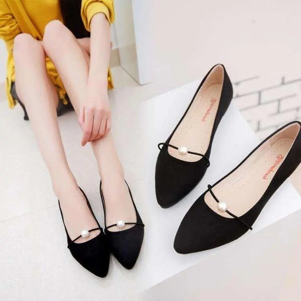 Respctful Shoes for Girls Womens,Ladies Classic Pointy Toe Flat Shoes Casual Shoe - Super Amazing Store