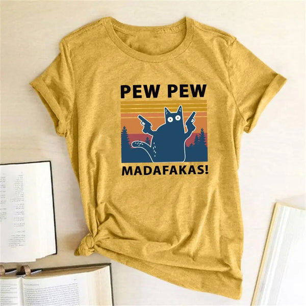 Short Sleeve Pew Maddakas T-Shirt European Size Top - Super Amazing Store