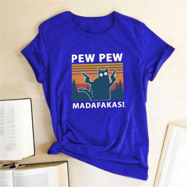 Short Sleeve Pew Maddakas T-Shirt European Size Top - Super Amazing Store