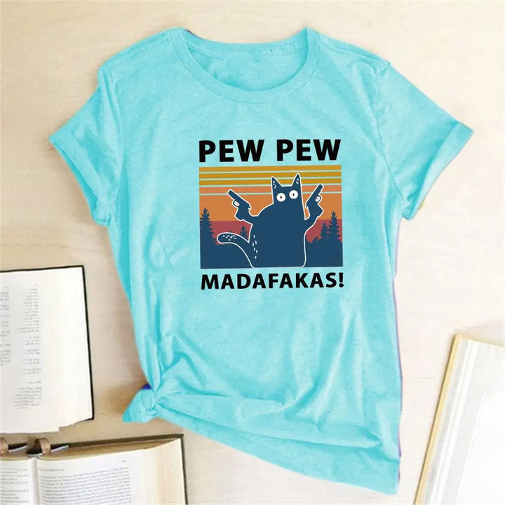 Short Sleeve Pew Maddakas T-Shirt European Size Top - Super Amazing Store