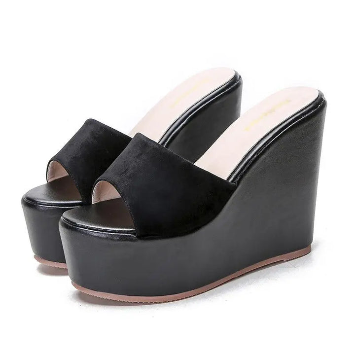 Simple And Comfortable Wedge Heel Platform Sandals And Slippers Women - Super Amazing Store