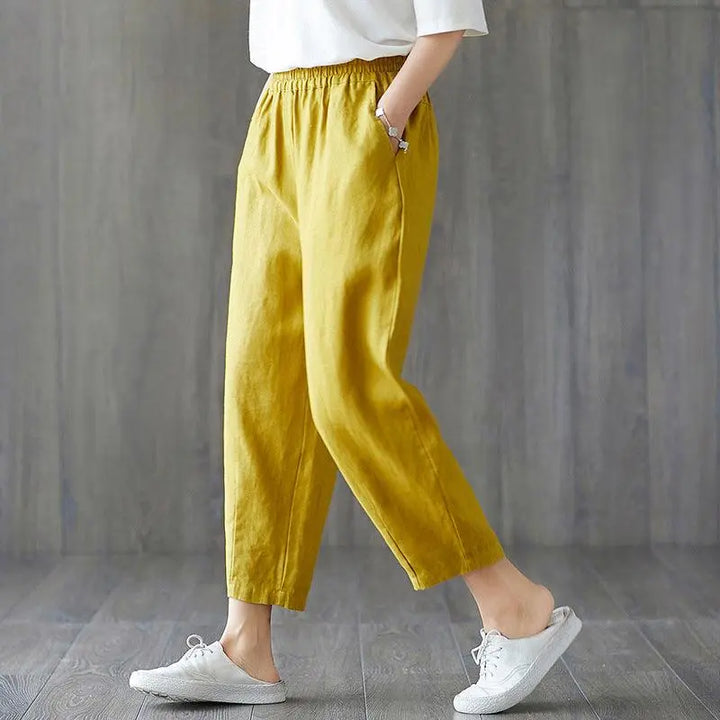 Spring And Autumn New Cropped Trousers Women Casual Pants - Super Amazing Store