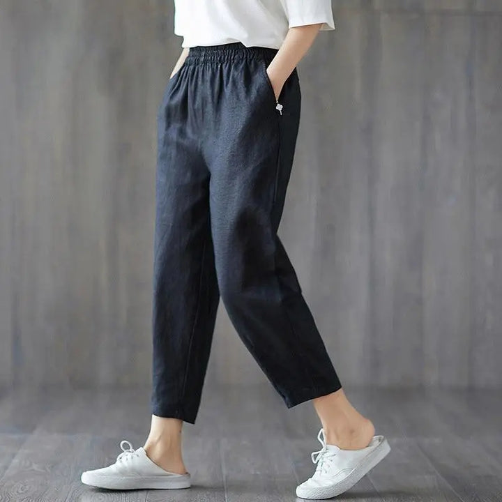 Spring And Autumn New Cropped Trousers Women Casual Pants - Super Amazing Store