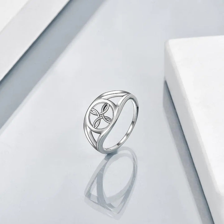 Sterling Sliver Celtic Circle Round Knot Rings - Super Amazing Store