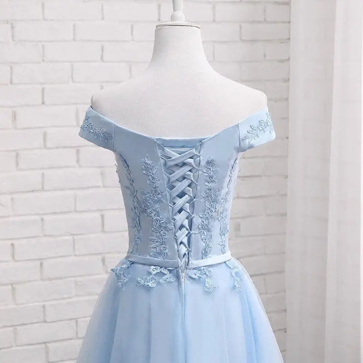 Women Wedding Bridesmaid Lace Dresses Formal Evening Party Prom Ball Gowns - Super Amazing Store