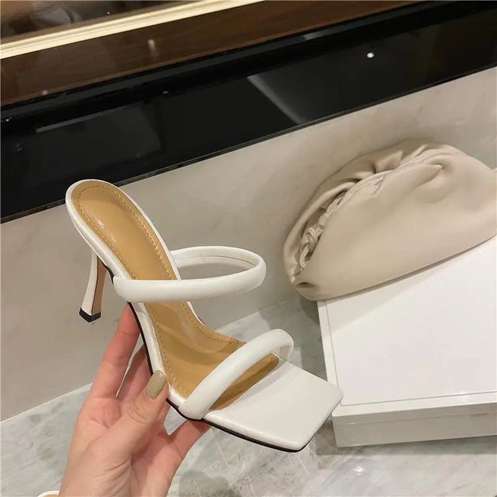 Women's Shoe High Heel Pump Sandals Breathable Lace-up Shoes Casual Toe-knob Sandals - Super Amazing Store