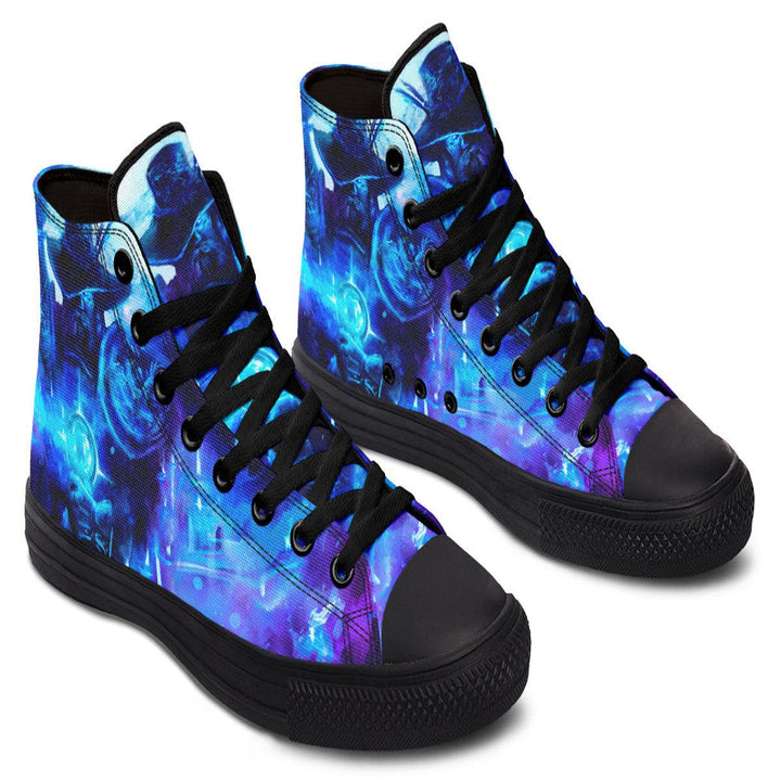 Printed Couple High-top Canvas Shoes - Super Amazing Store