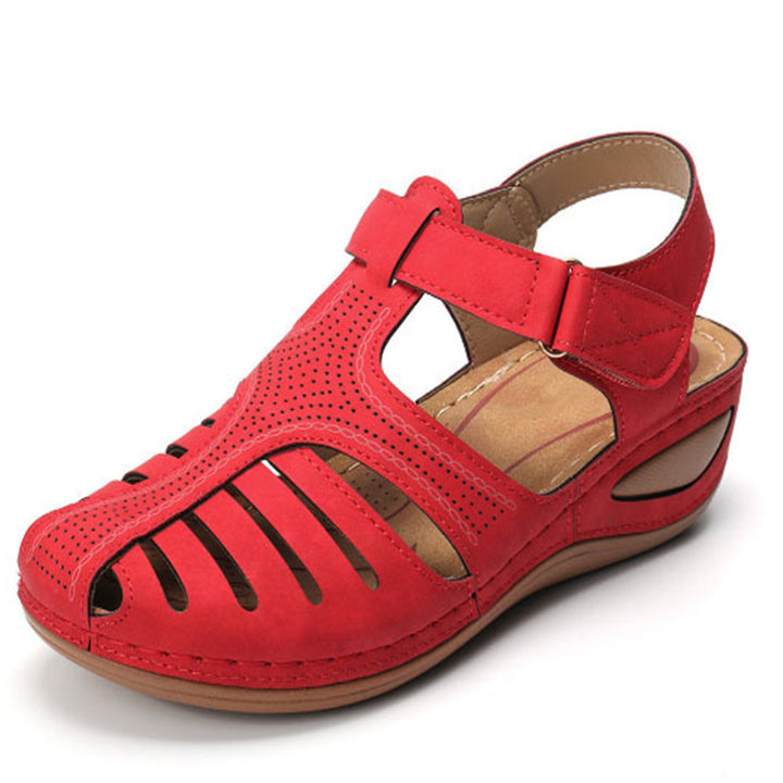 Retro Sandals Round Toe Wedge Sandals - Super Amazing Store