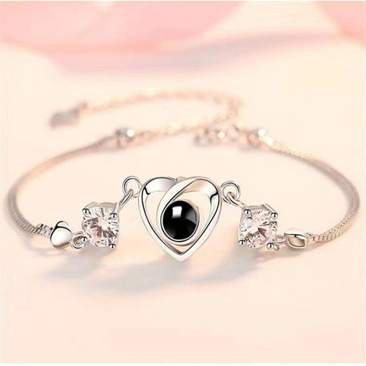 100 Kinds Of Silver Projection Bracelet Women I Love Your Creativity - Super Amazing Store